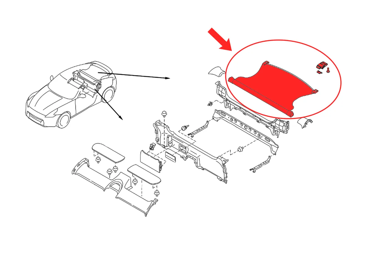 nissan 370z parts diagram