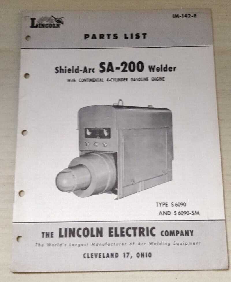 arc welder parts diagram