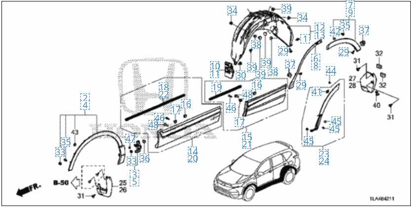 crv parts diagram