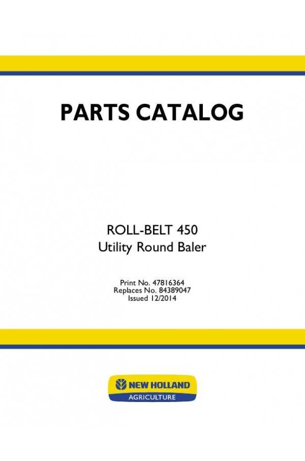 new holland 560 round baler parts diagram