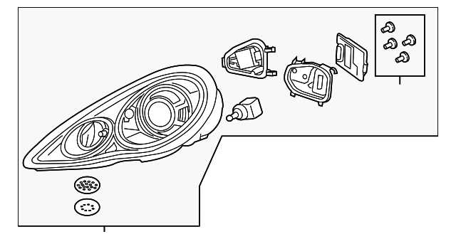 porsche oem parts diagram