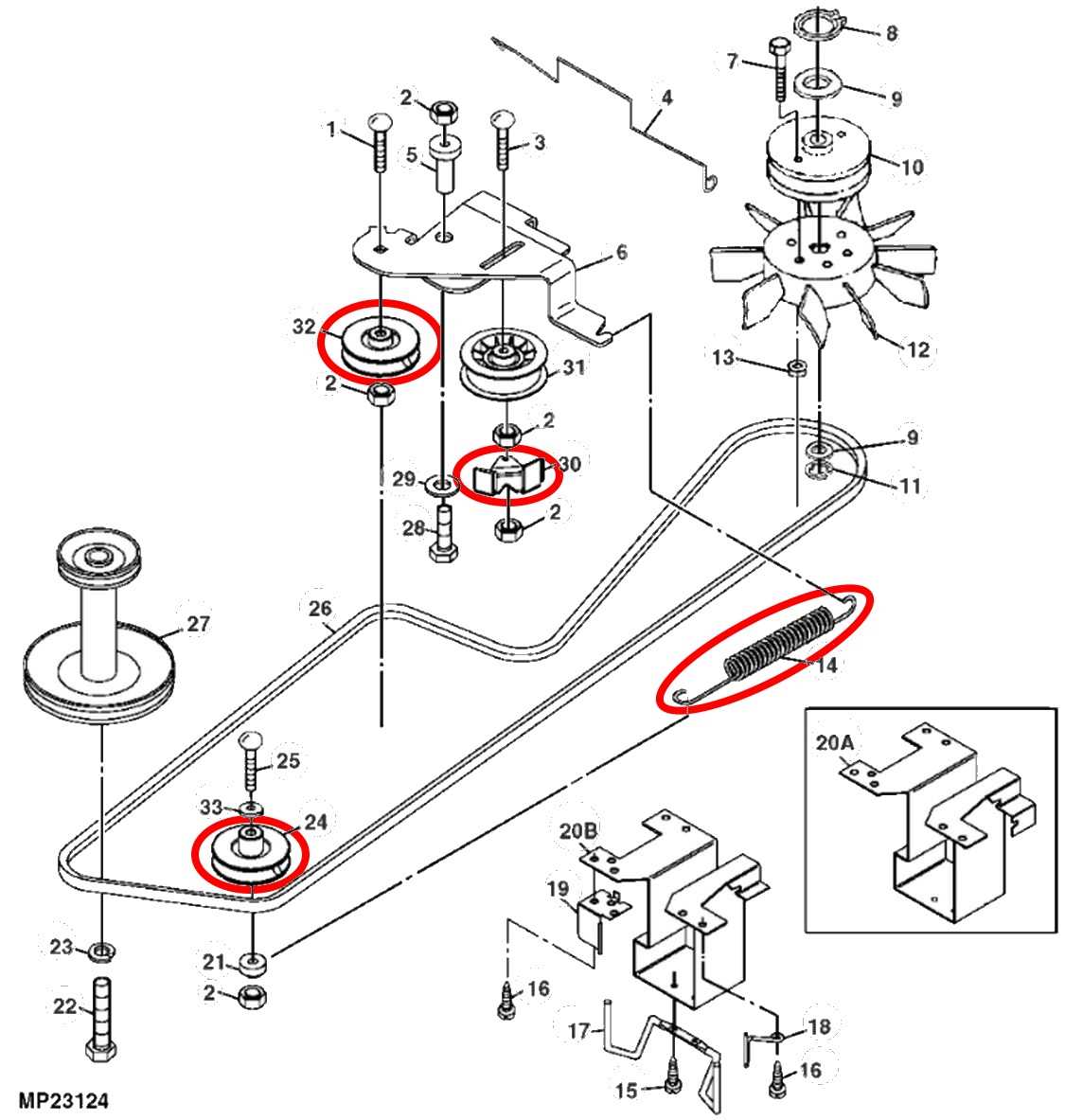 john deere d155 parts diagram