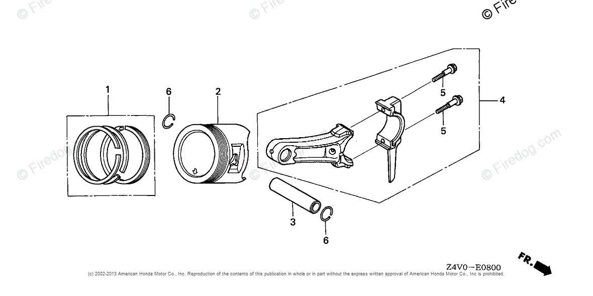 honda gx200 engine parts diagram