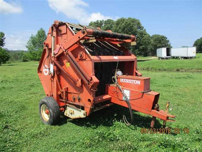 hesston 5500 round baler parts diagram