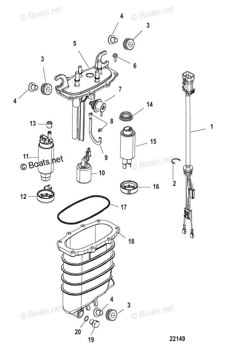 mercury 115 4 stroke parts diagram