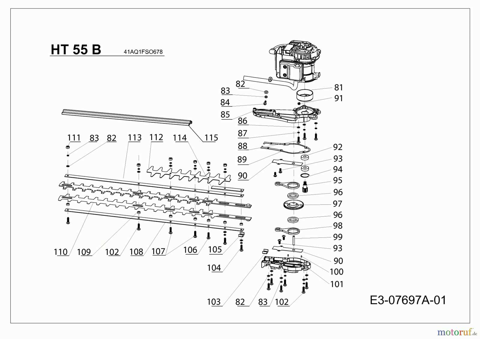 stihl ht 105 parts diagram