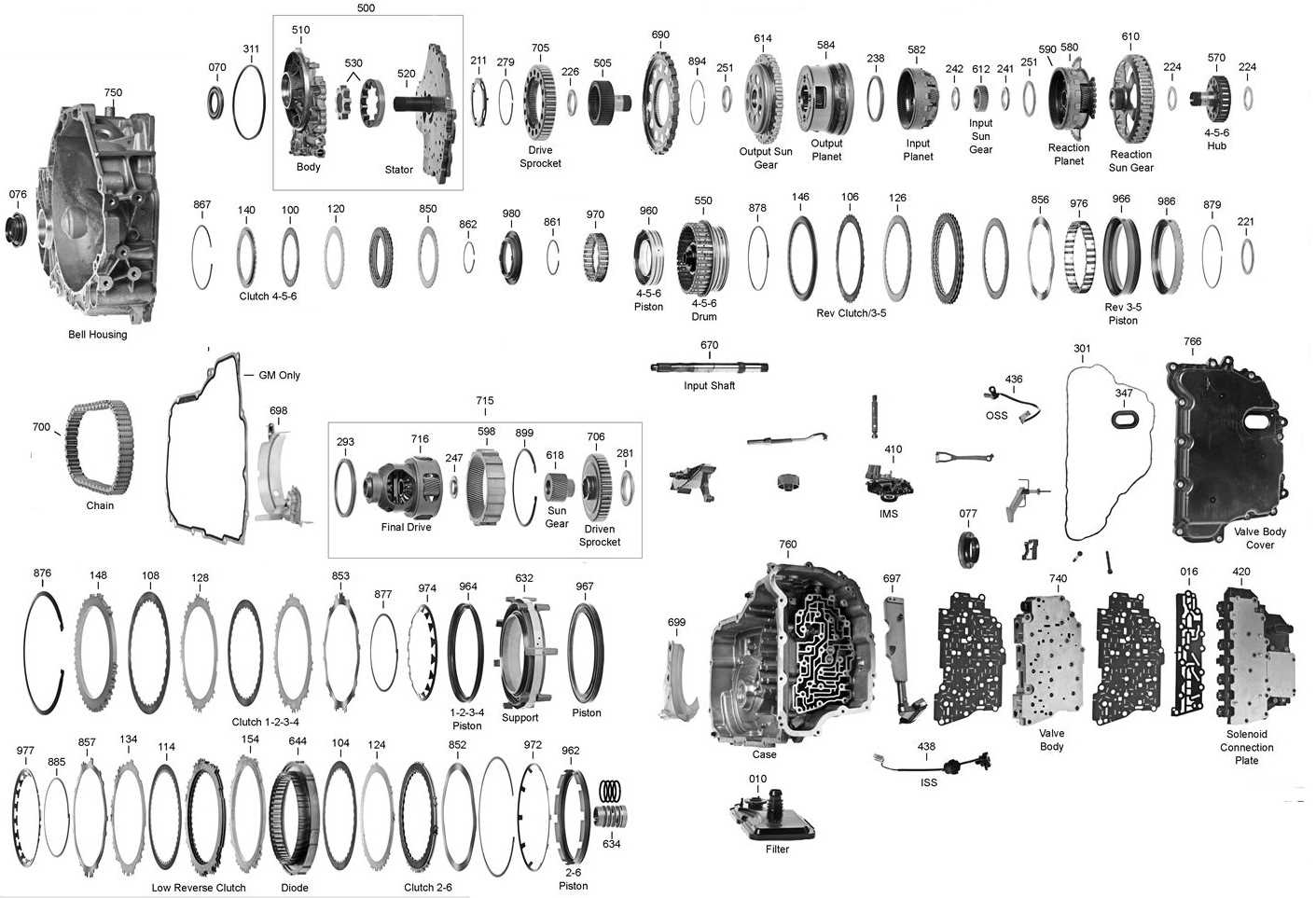 6f35 transmission parts diagram