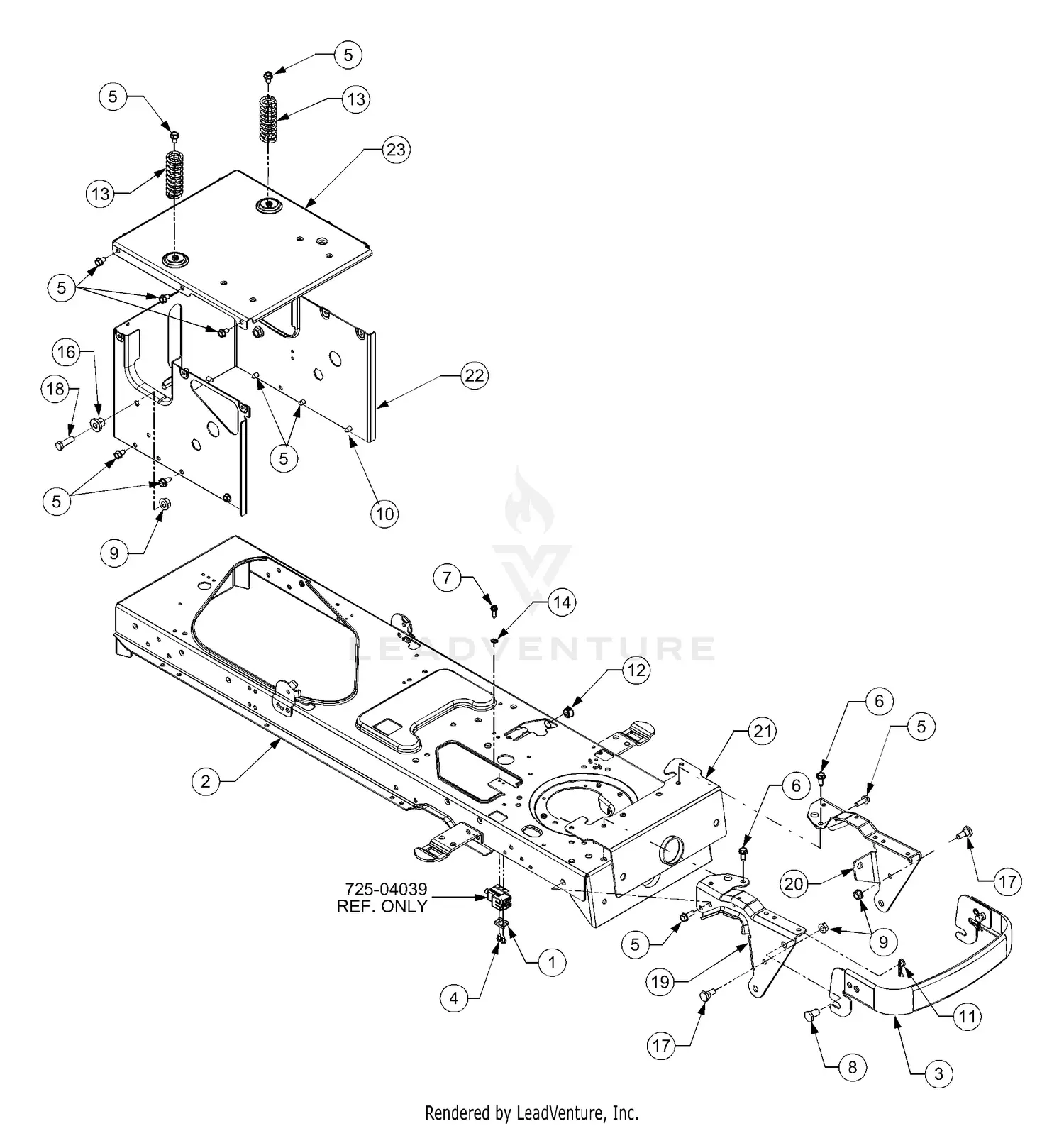 cub cadet lt1024 parts diagram