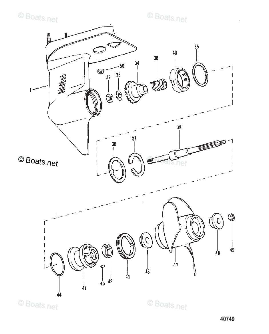 volvo penta duo prop parts diagram