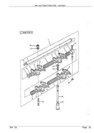 john deere 265 parts diagram