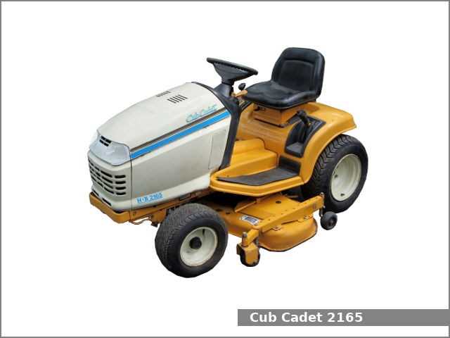 cub cadet 2165 parts diagram