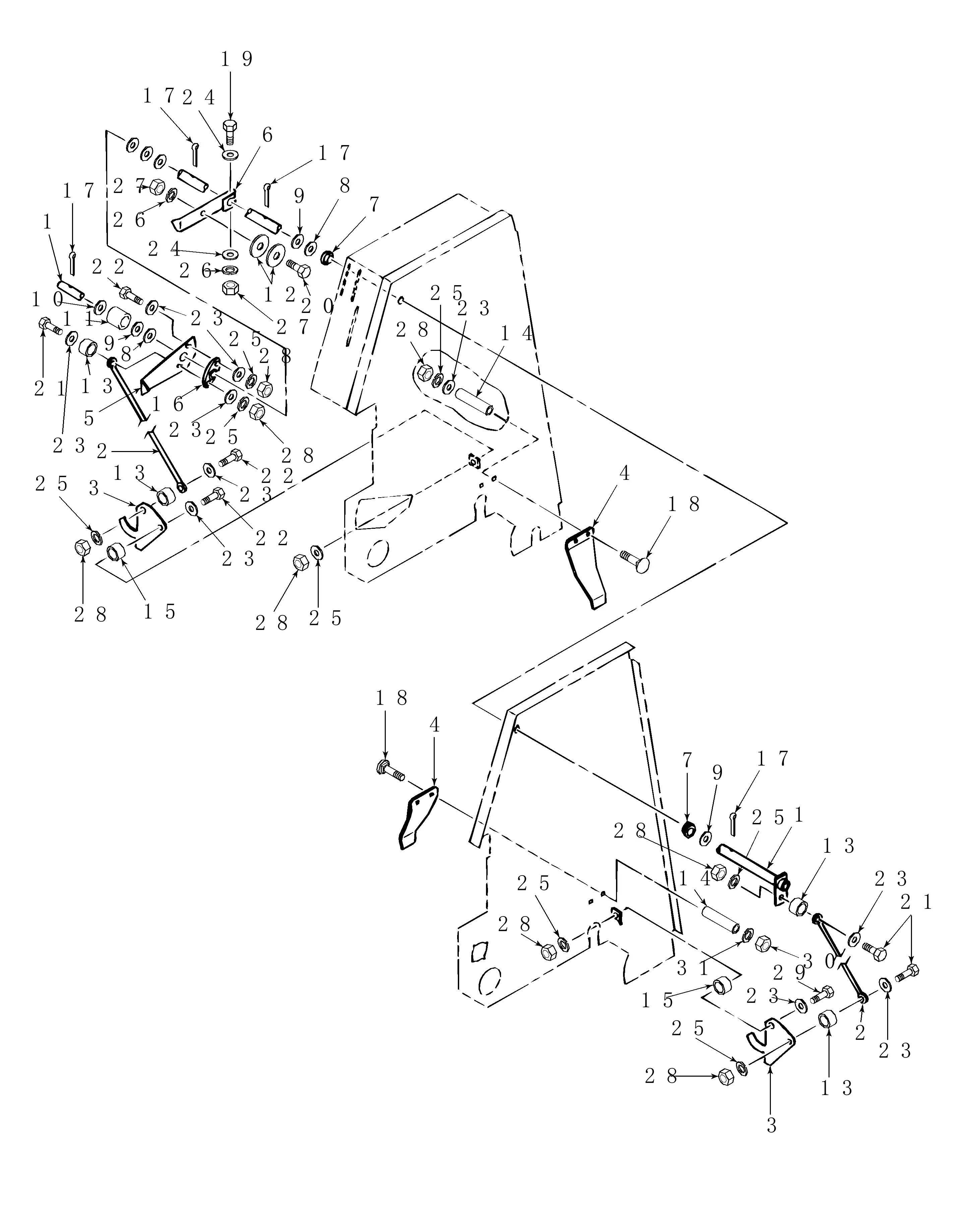 new holland 644 round baler parts diagram