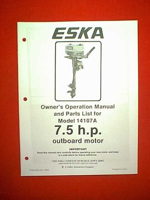 eska outboard parts diagram