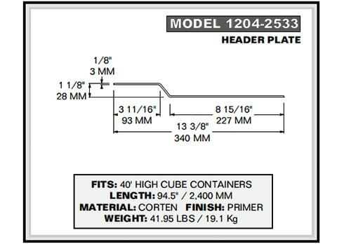 shipping container parts diagram