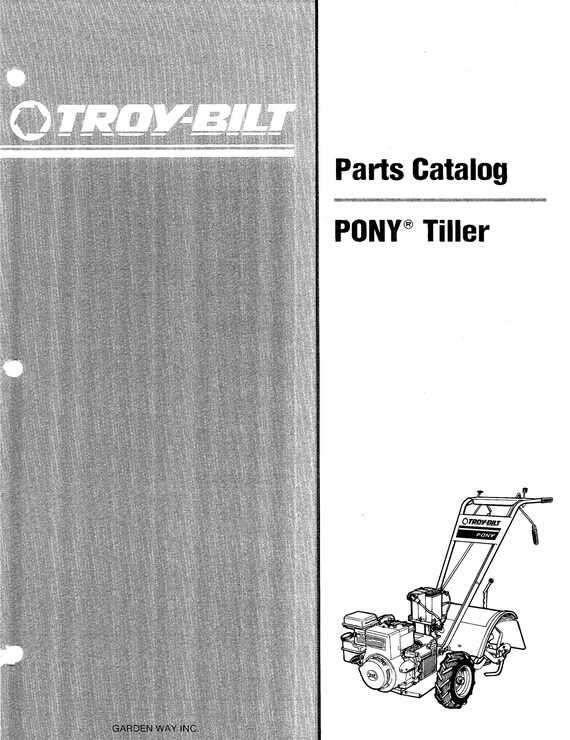 troy bilt pony parts diagram