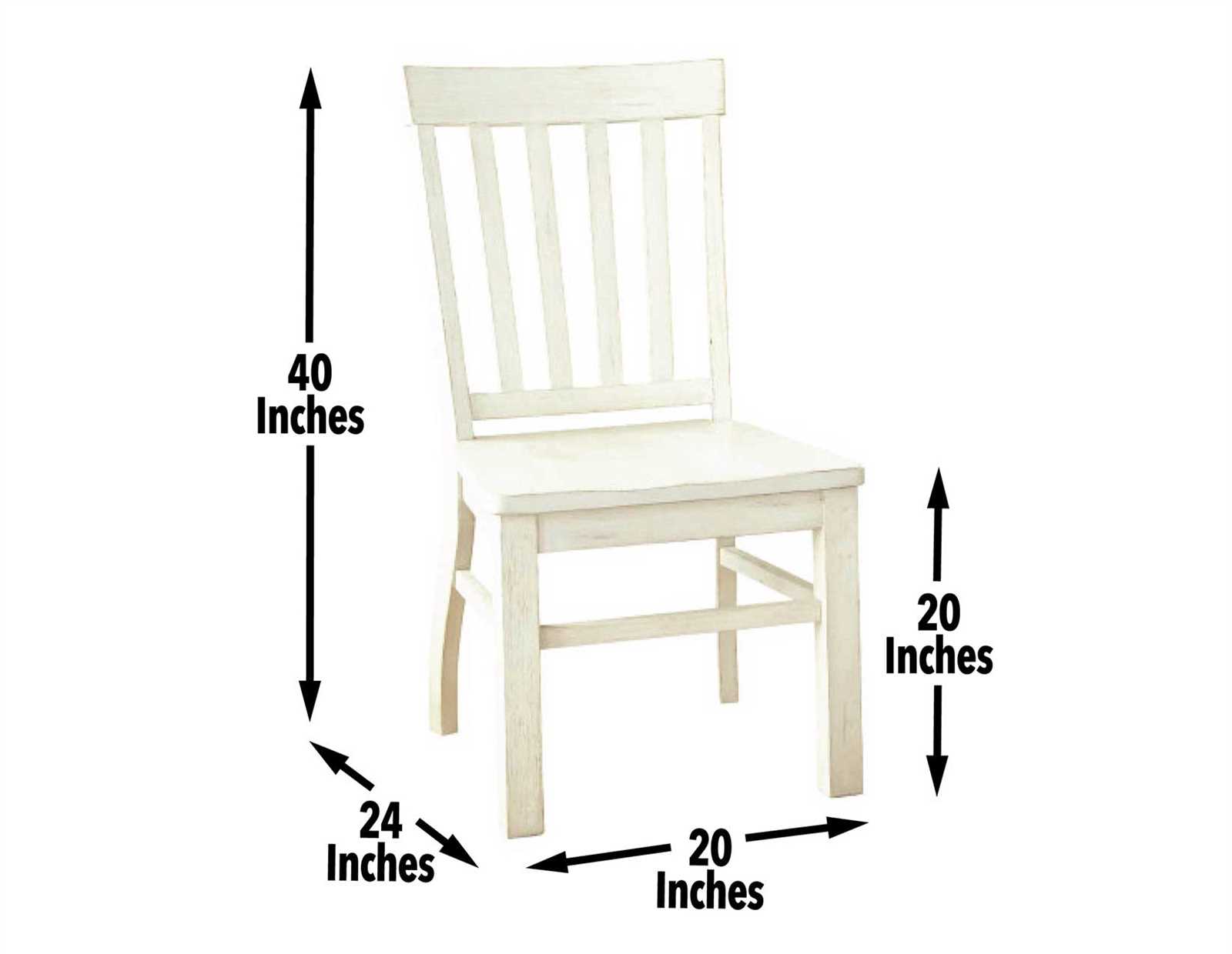 wooden chair parts diagram