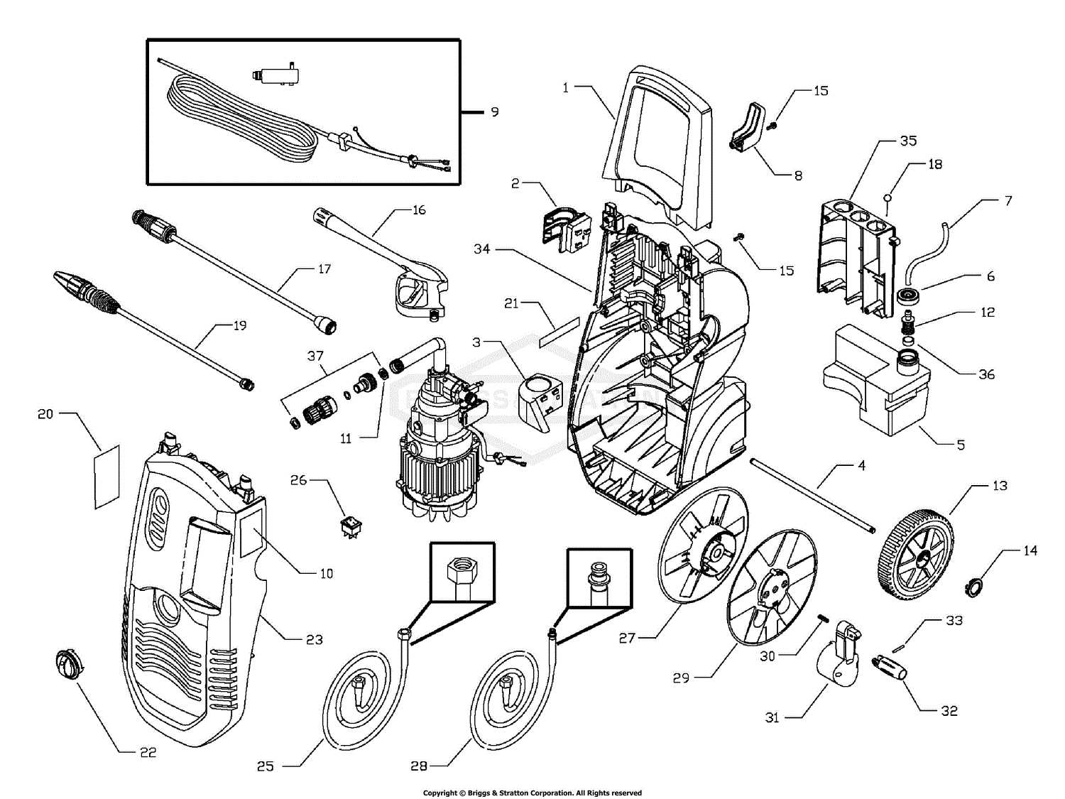 husky power washer 1650 parts diagram