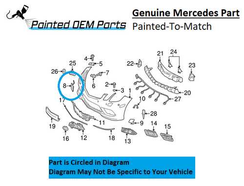 mercedes oem parts diagram