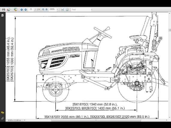 kubota bx parts diagram