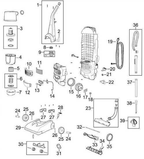 bissell powerforce helix turbo parts diagram