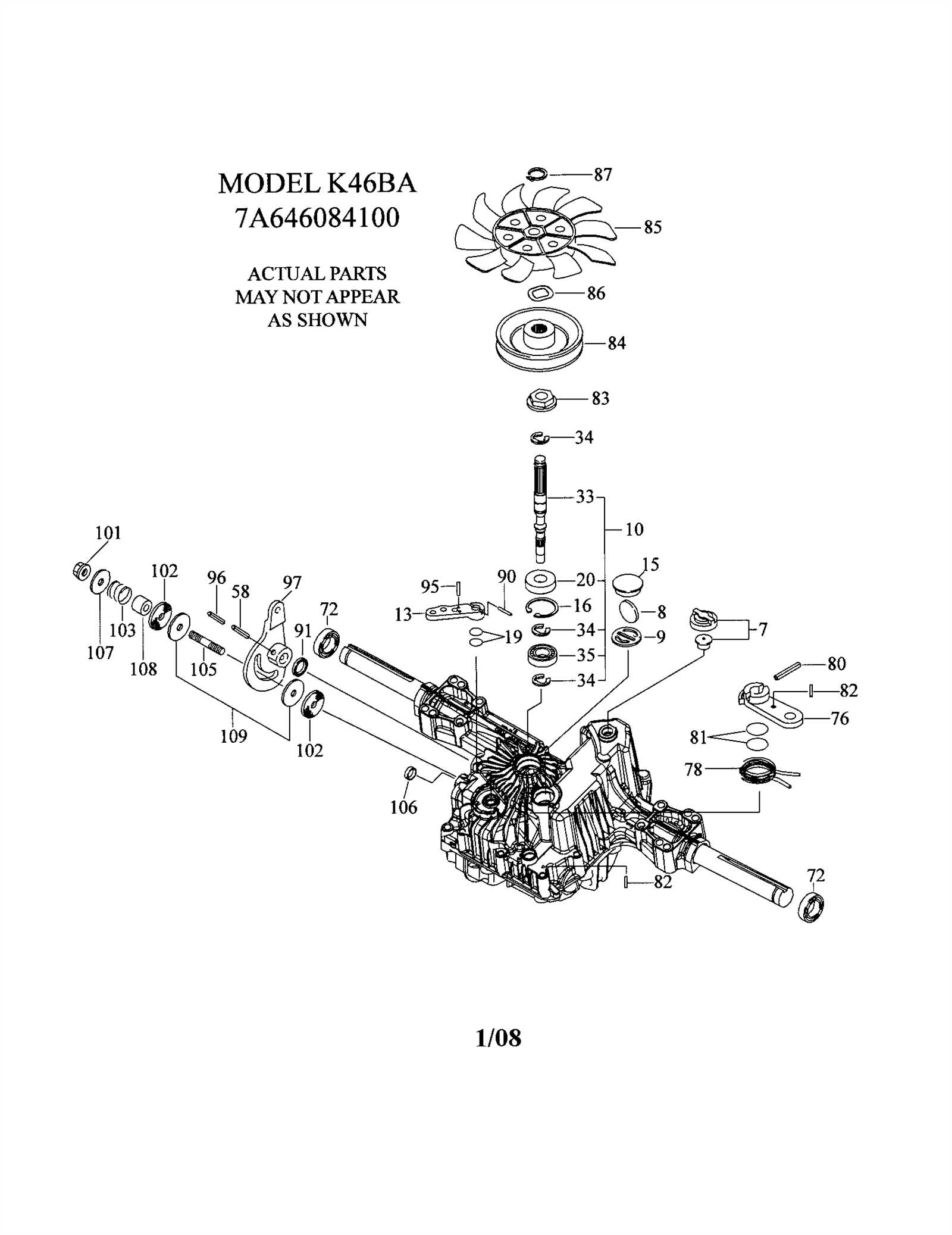 craftsman yt 3000 parts diagram