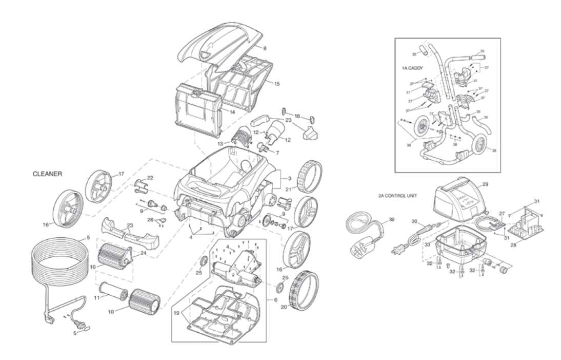 polaris pool sweep parts diagram