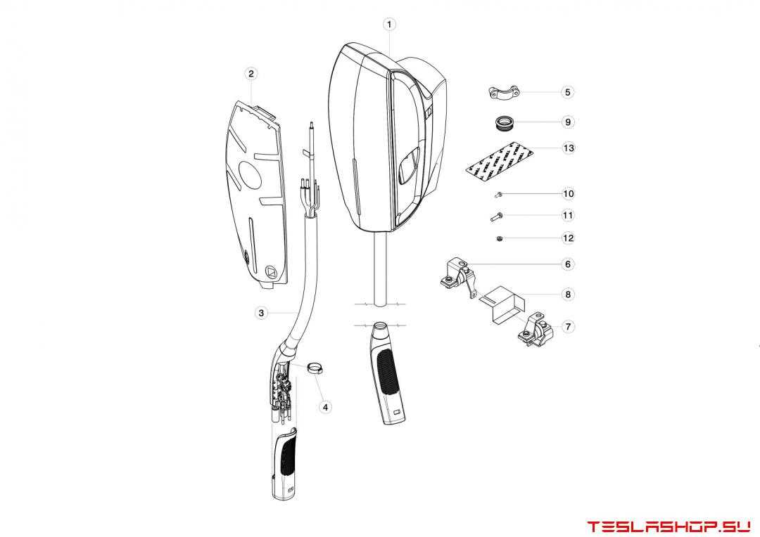 tesla model 3 parts diagram