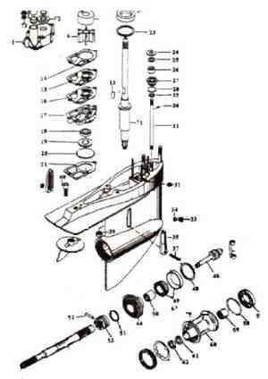 yamaha sterndrive parts diagram