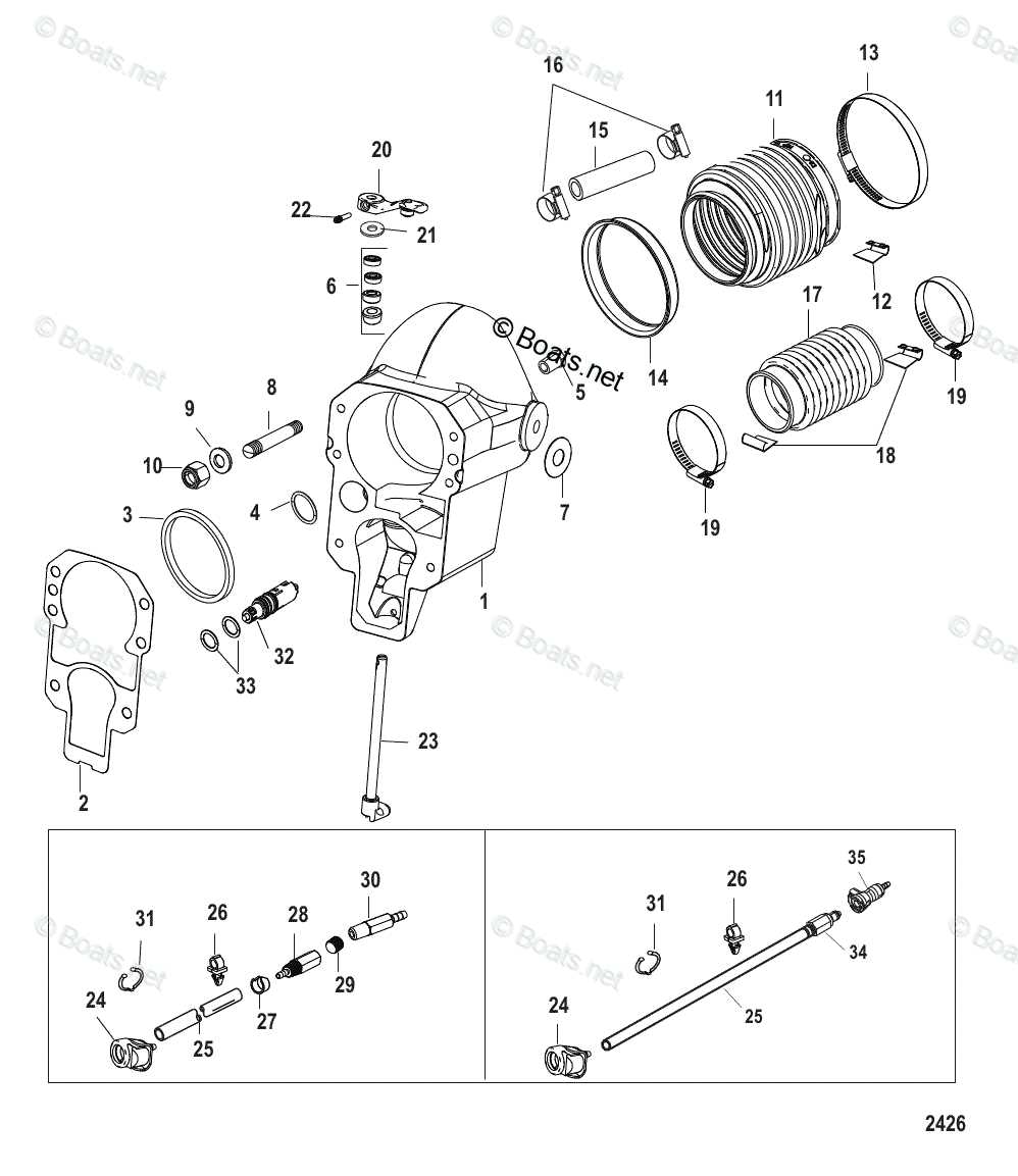 mercruiser alpha 1 gen 1 parts diagram