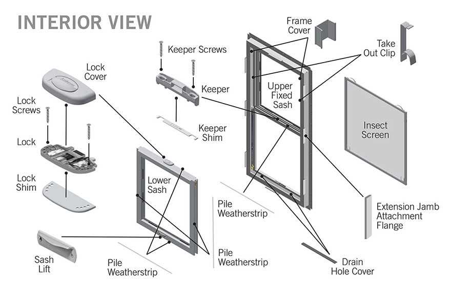 storm door parts diagram