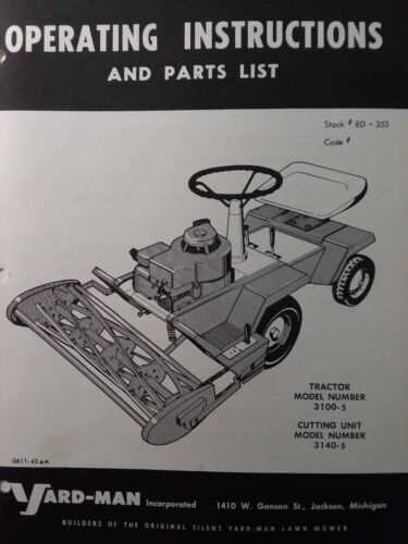 yardman lawn mower parts diagram