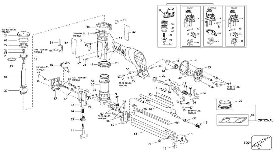 bostitch floor stapler parts diagram