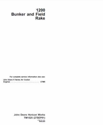 john deere 1200a parts diagram