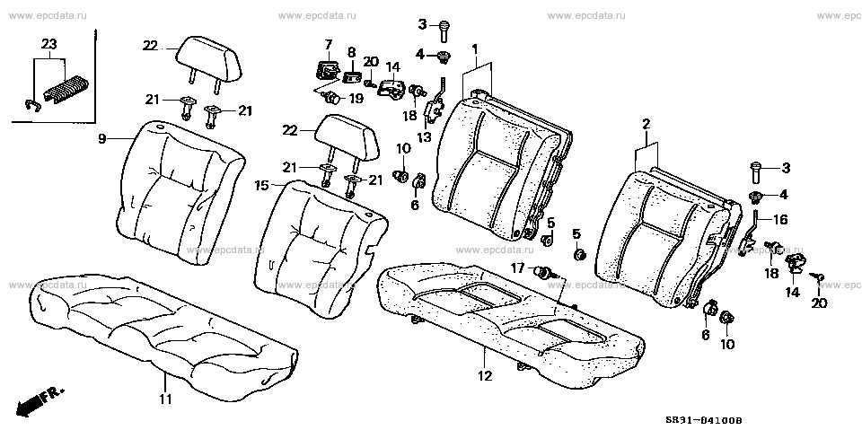 2000 honda civic parts diagram