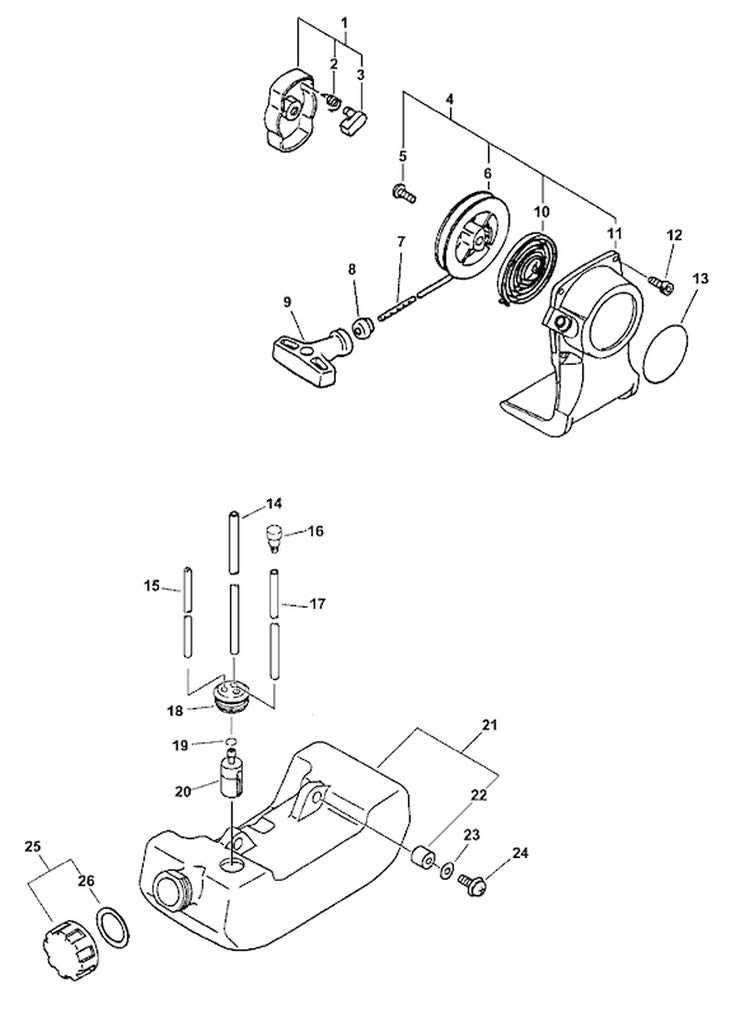 echo srm 210 trimmer parts diagram