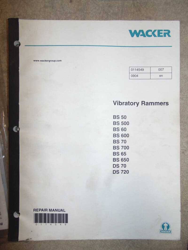 wacker bs50 4 parts diagram