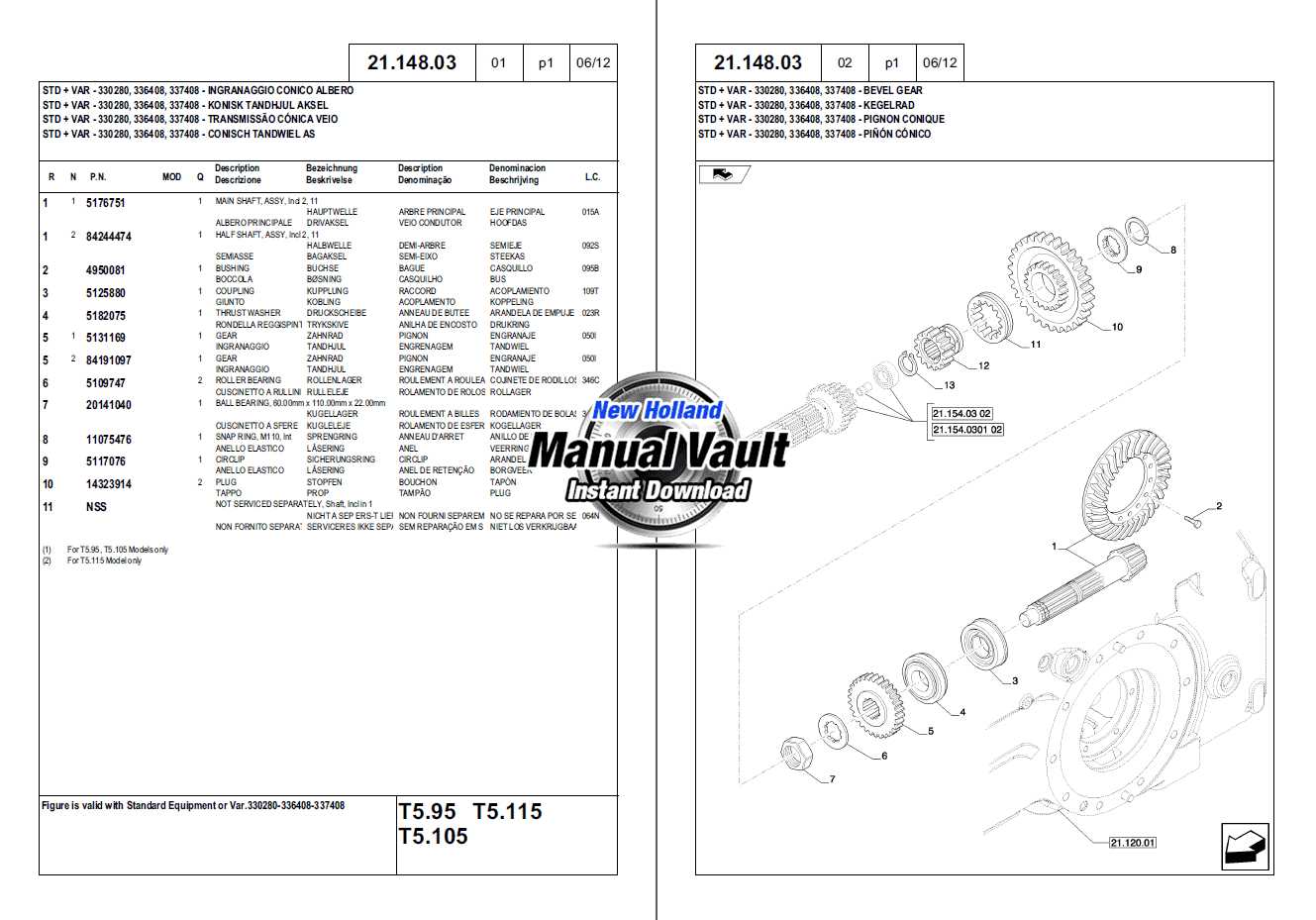 new holland tractor parts diagram