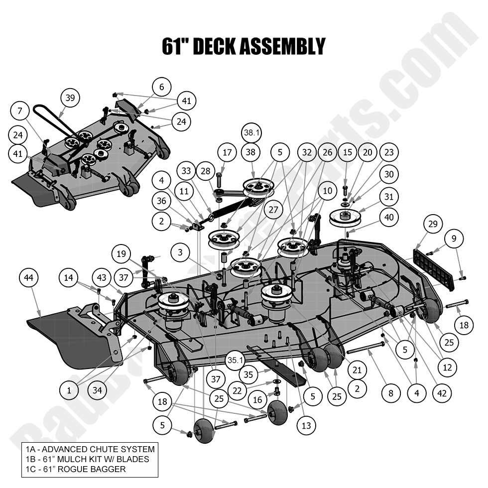 encore prowler 61 parts diagram