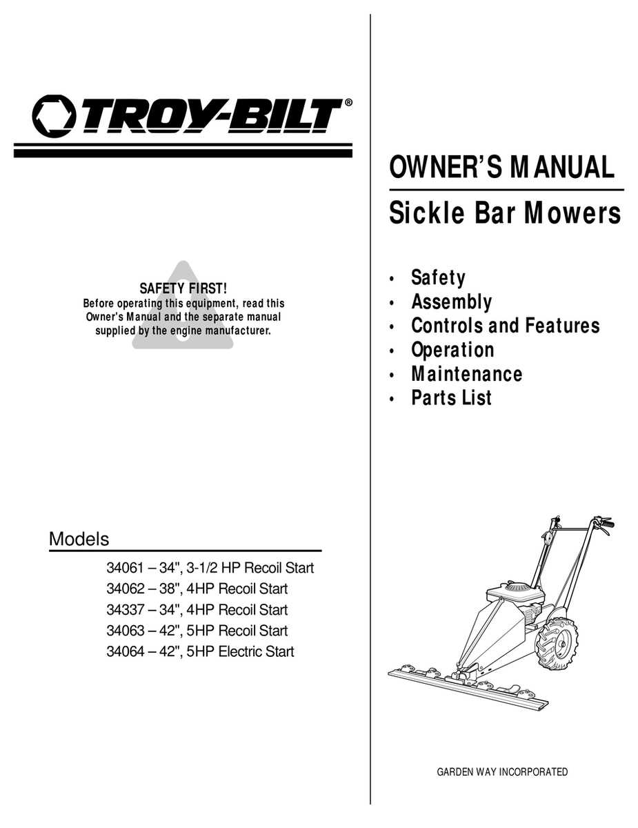 troy bilt push mower parts diagram