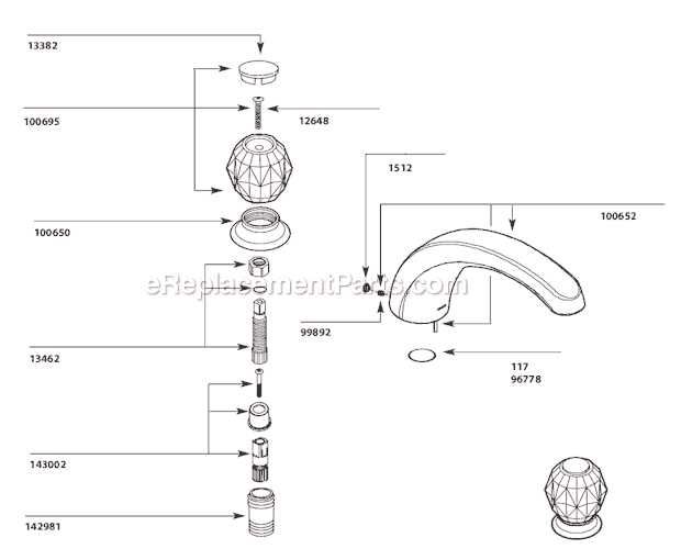 moen roman tub faucet parts diagram