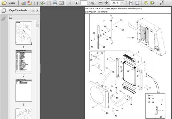 case ih combine parts diagram