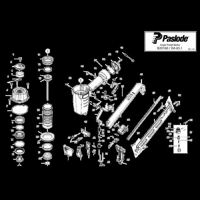 paslode finish nailer parts diagram