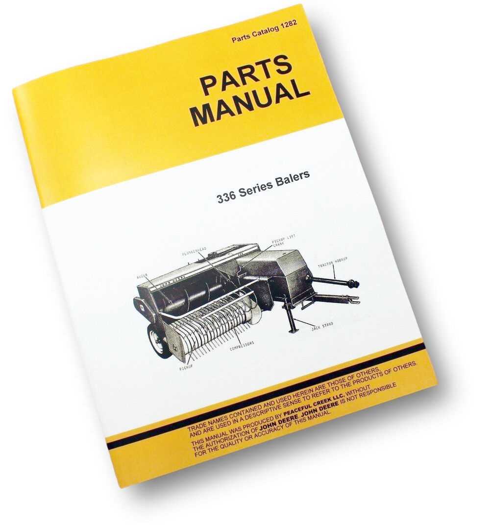 john deere 468 baler parts diagram