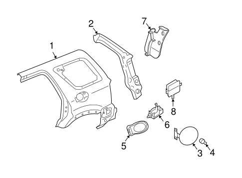 2003 ford escape parts diagram