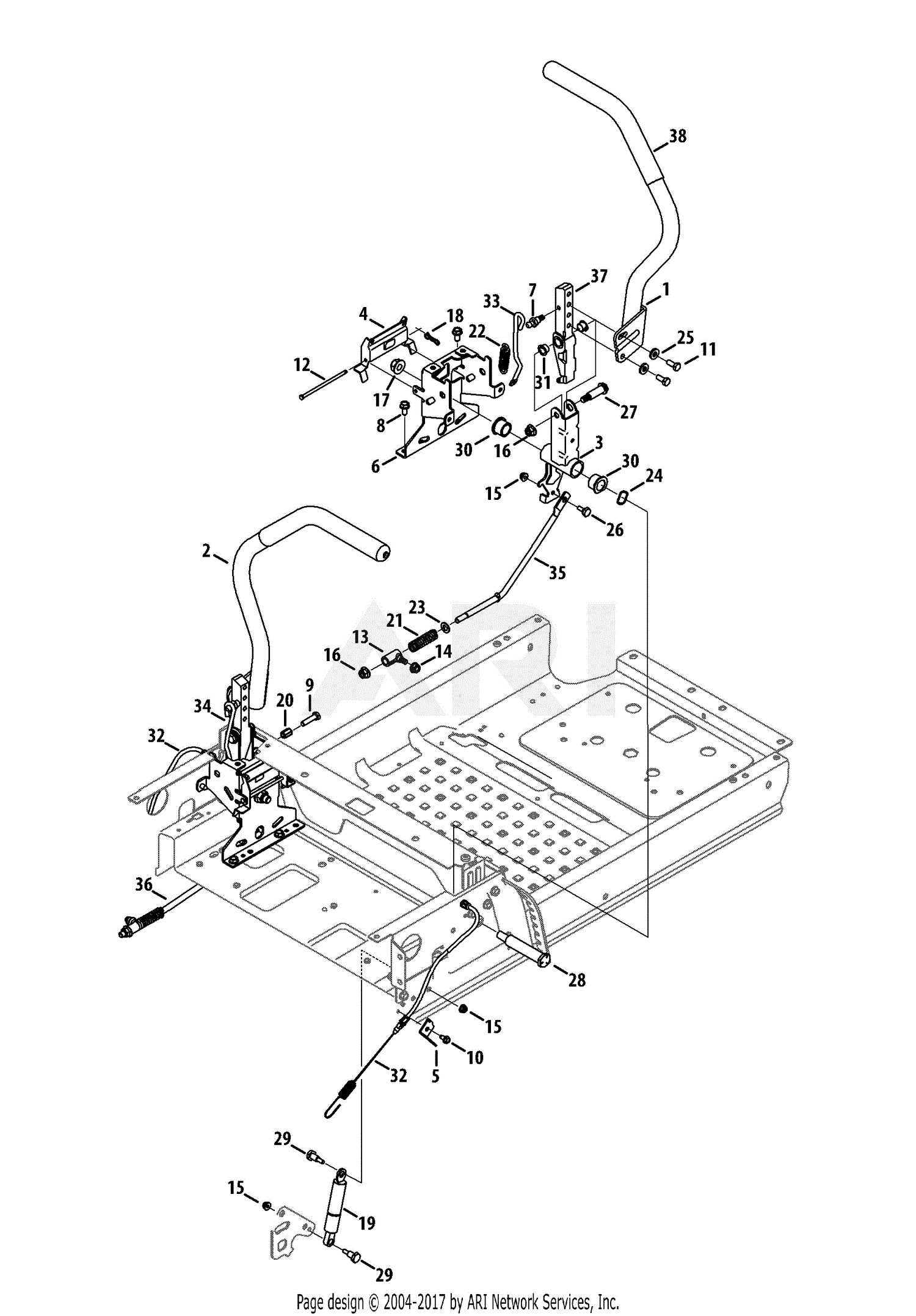 mustang parts diagram