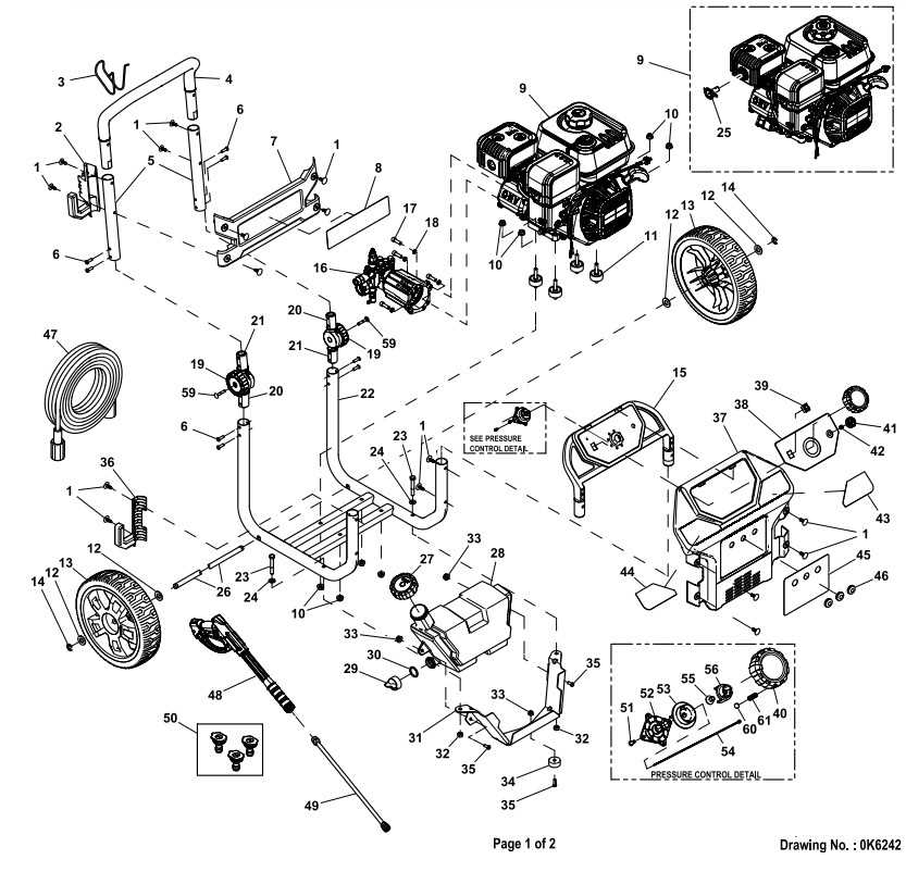 generac pressure washer pump parts diagram