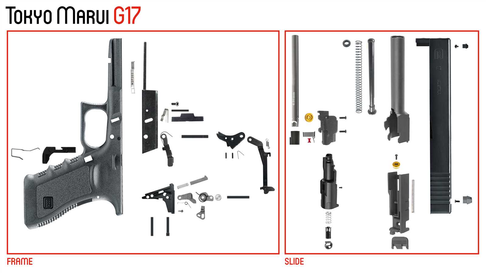 glock slide parts diagram