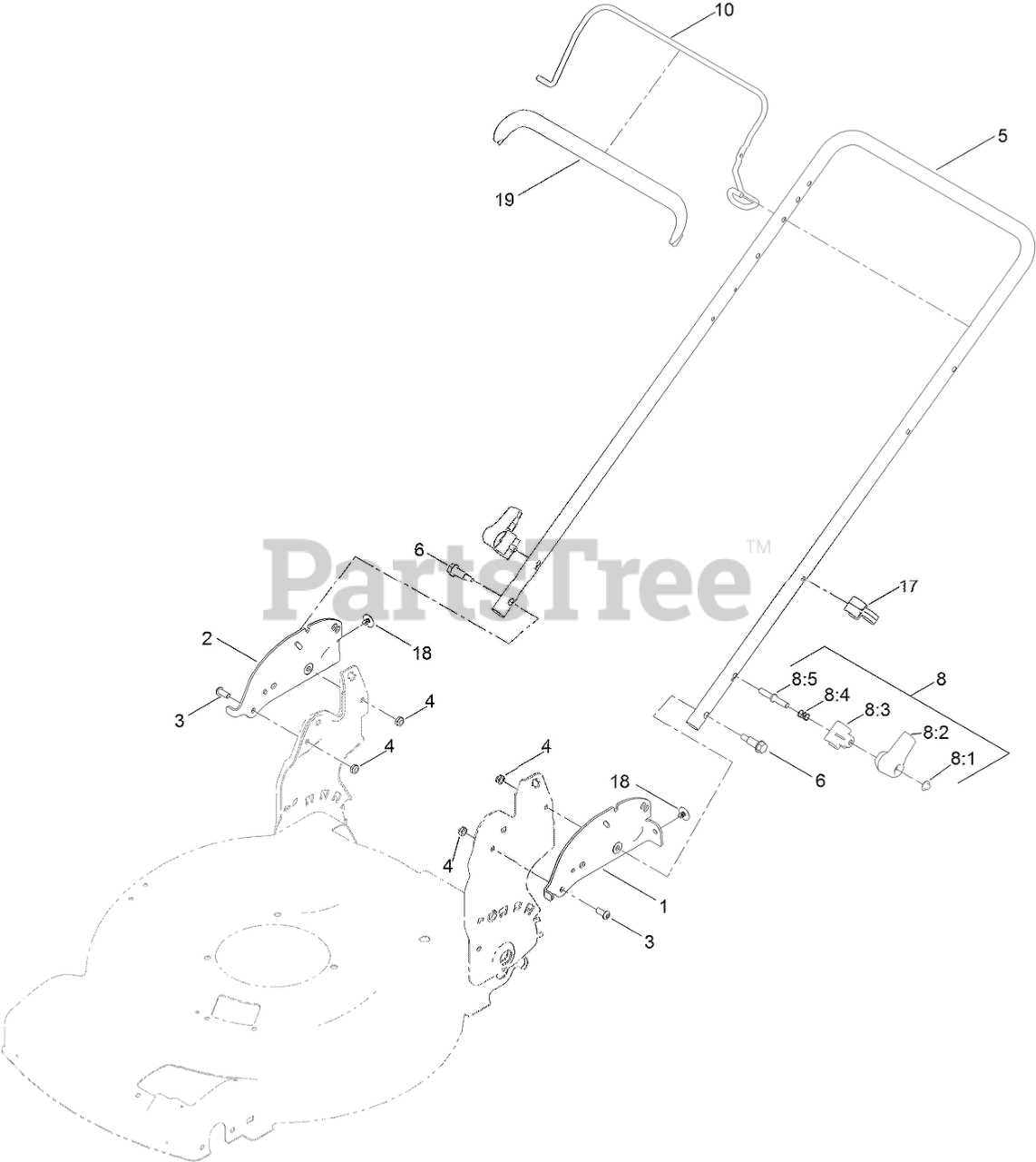 toro recycler parts diagram