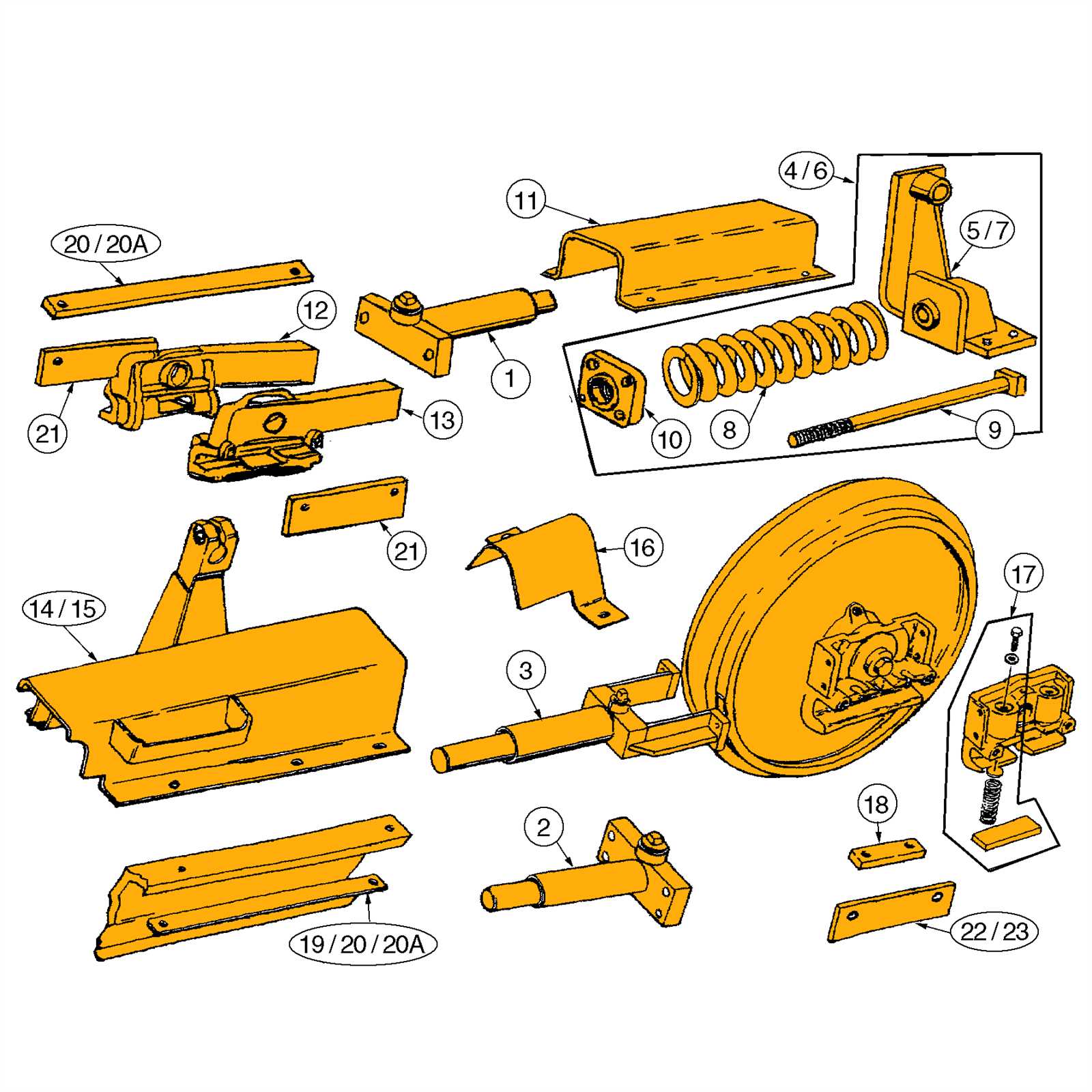 case 450c dozer parts diagram