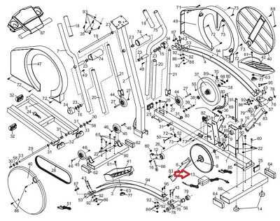 proform elliptical parts diagram